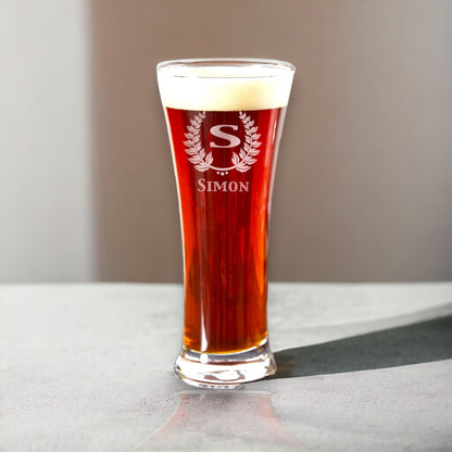 Custom Logo Pilsner Beer Glass, 12 oz | Corporate & Restaurant Drinkware
