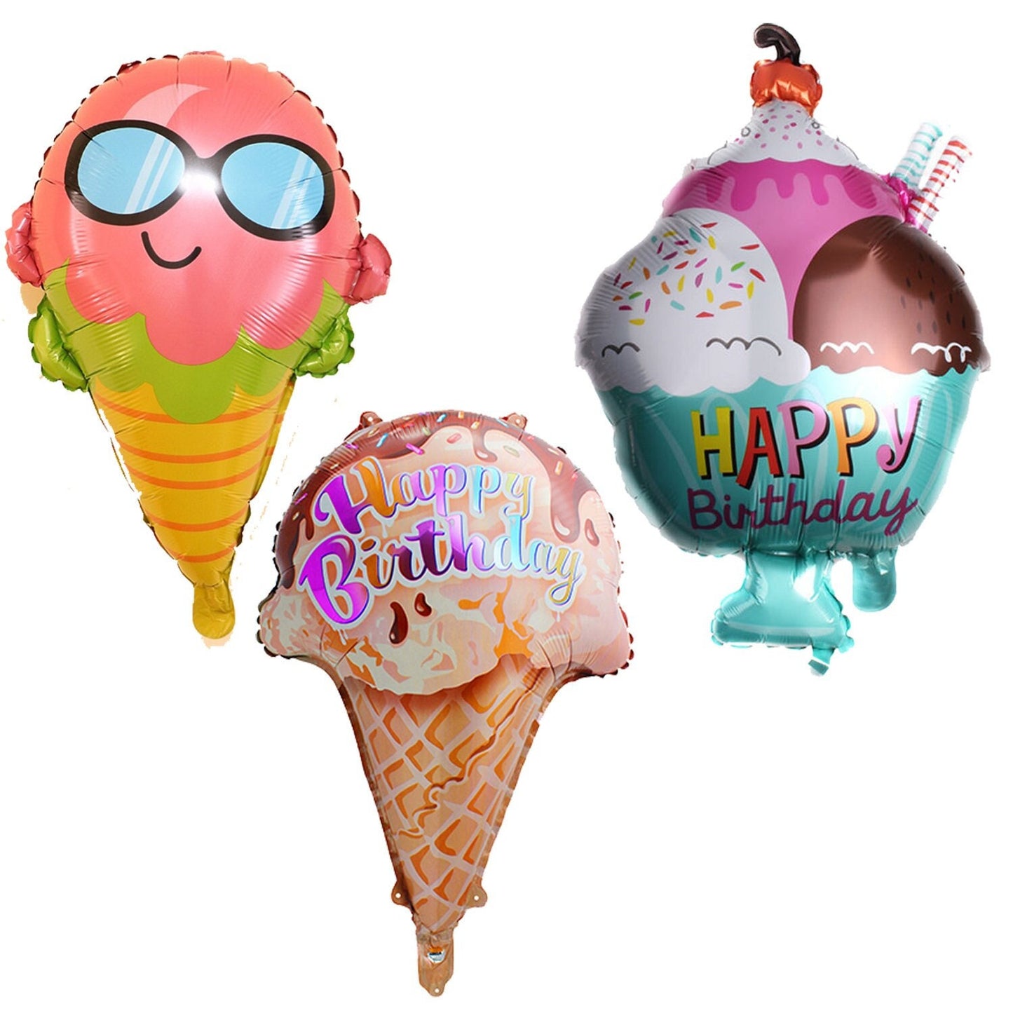 ice cream party balloons