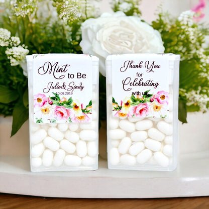 Tic Tac Labels Stickers, Bridal Shower Tic Tac Favor Labels, Mint to Be Labels, Bridal Shower Favors