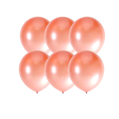 10" 100 Rose Gold Balloons Wedding Birthday Baby Shower Party Decoration