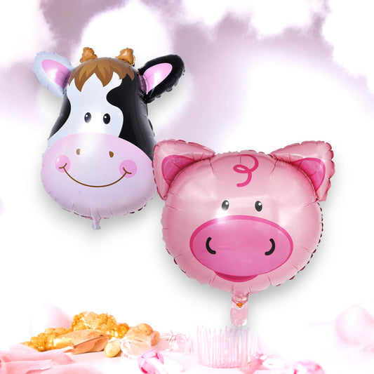 Cow Pink Pig Farm Birthday Giant Balloons Baby shower Party Decorations