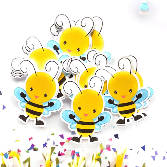 Boy Bee Cutouts Blue Wings Little Bee Baby Shower Birthday Decoration