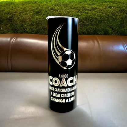 Custom Soccer Coach Tumbler Gift for Coaches