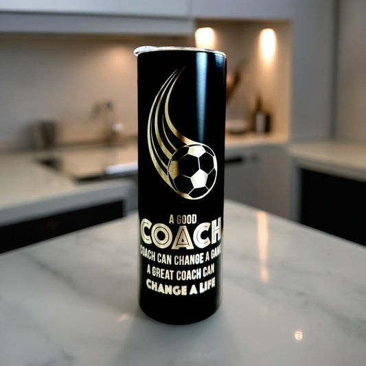 Custom Soccer Coach Tumbler Gift for Coaches