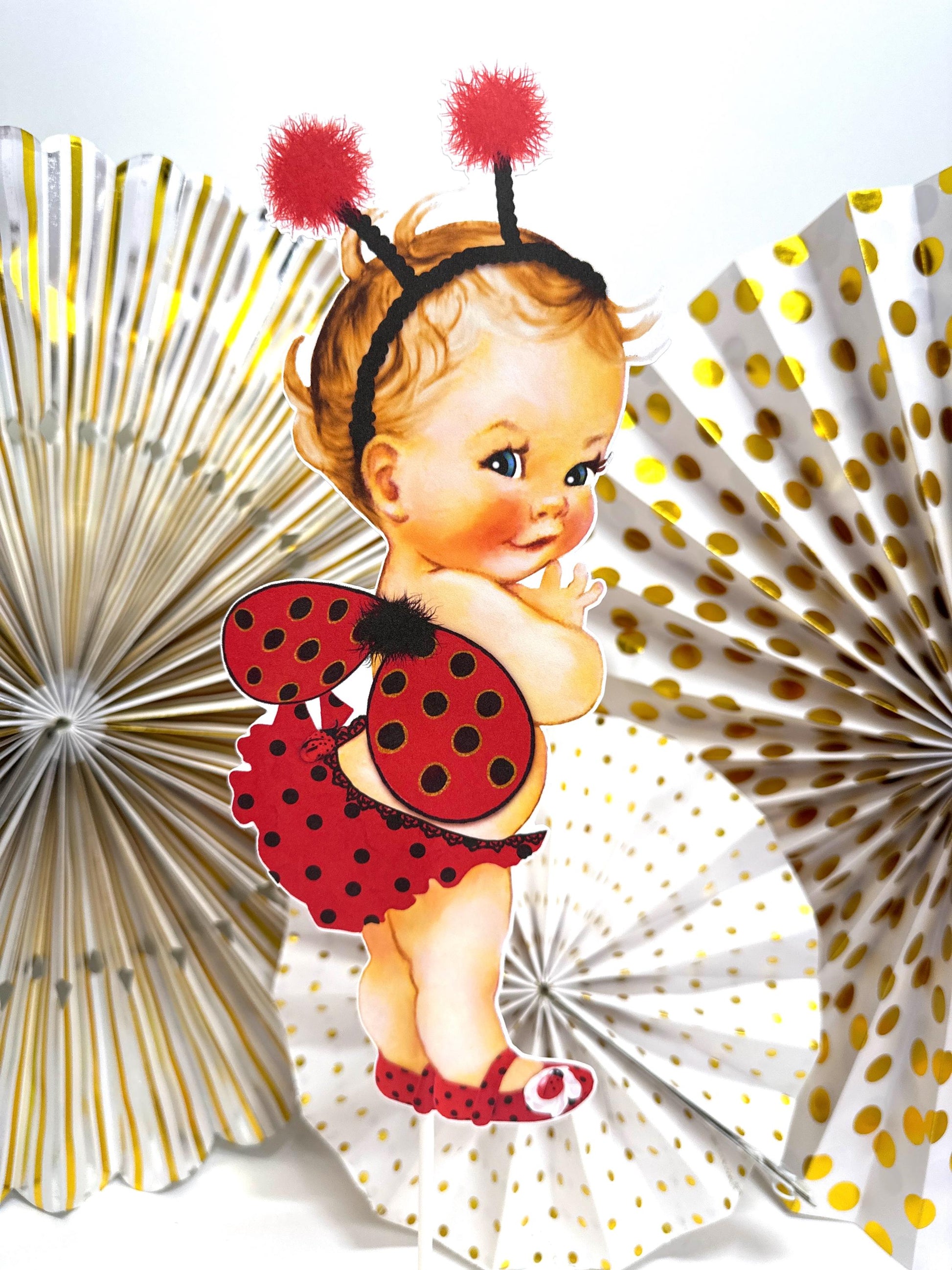 Ladybug Table Centerpieces Baby Shower Birthday Table Decor