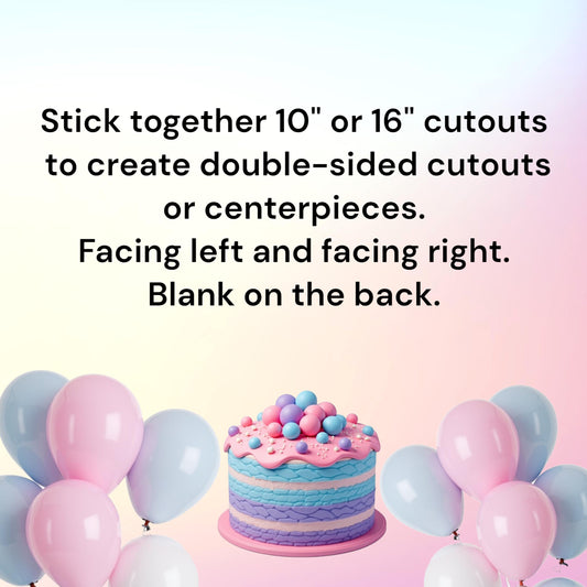 Little Prince Centerpiece Cutouts Sky Blue Turquoise Sneakers, Diaper Topper Baby Shower, Birthday Party Table Decoration