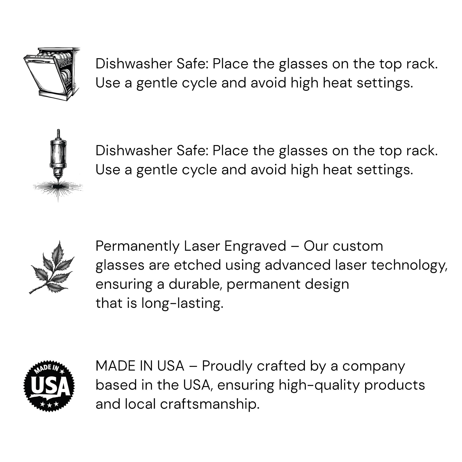 Personalized Beer Mug with Handle 25 Oz Laser Engraved