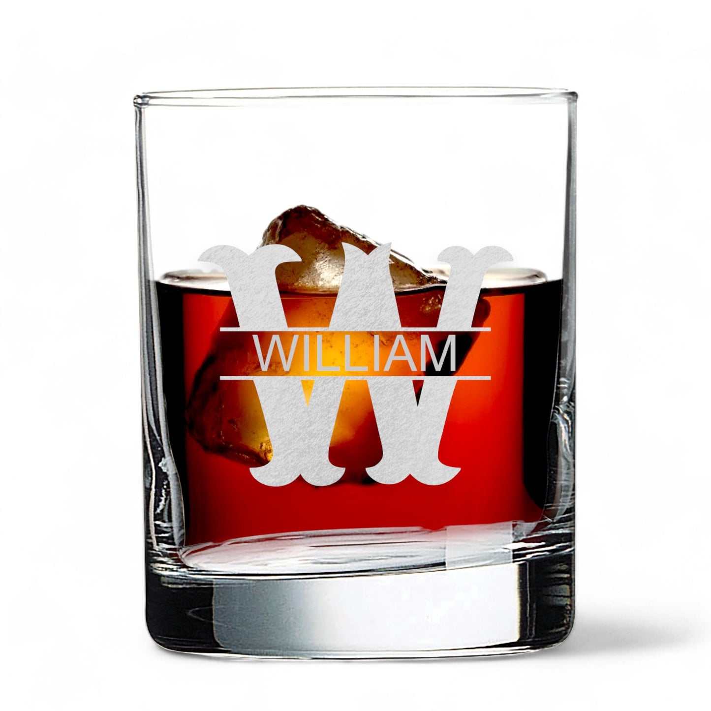 10.5 oz Rock Whiskey Glass Laser Engraved Gift for Him