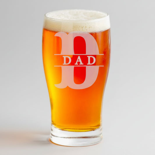 custom beed glass for dad father birthday gift