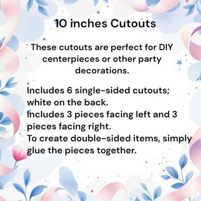 Denim Baby Boy Cutouts Blue Jeans Party Centerpieces