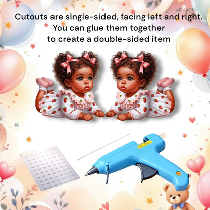 Strawberry Baby Girl Cutouts Berry 1st Birthday Party Centerpieces
