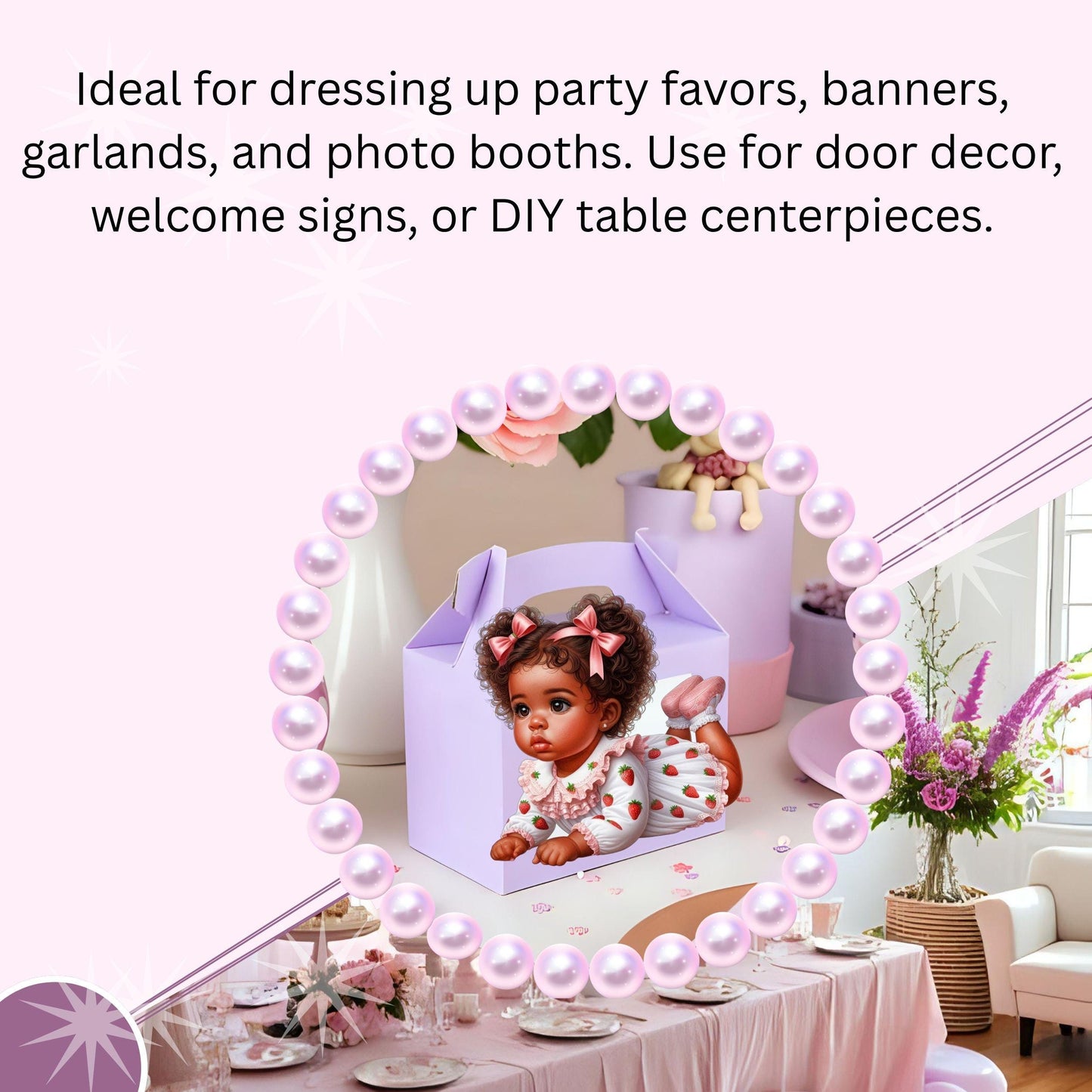 Strawberry Baby Girl Cutouts Berry 1st Birthday Party Centerpieces