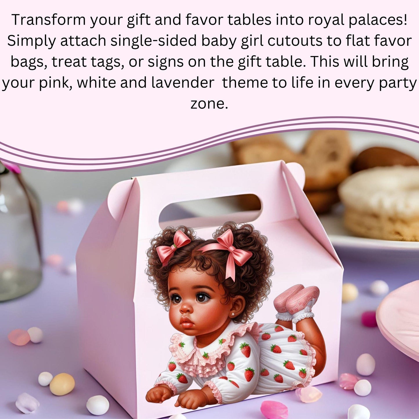 Strawberry Baby Girl Cutouts Berry 1st Birthday Party Centerpieces