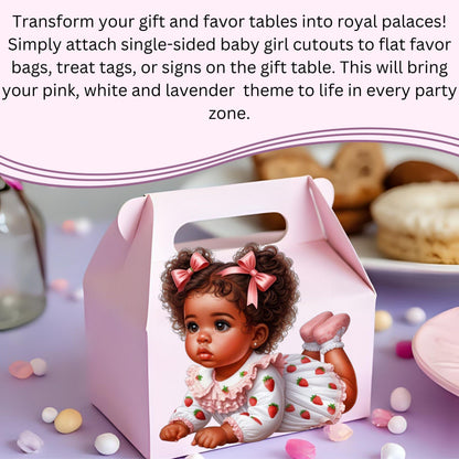 Strawberry Baby Girl Cutouts Berry 1st Birthday Party Centerpieces