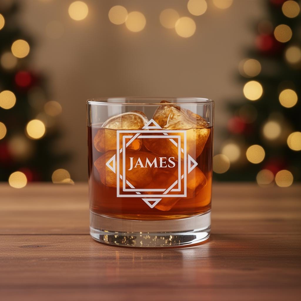 Old Fashioned Bourbon Lowball Glass