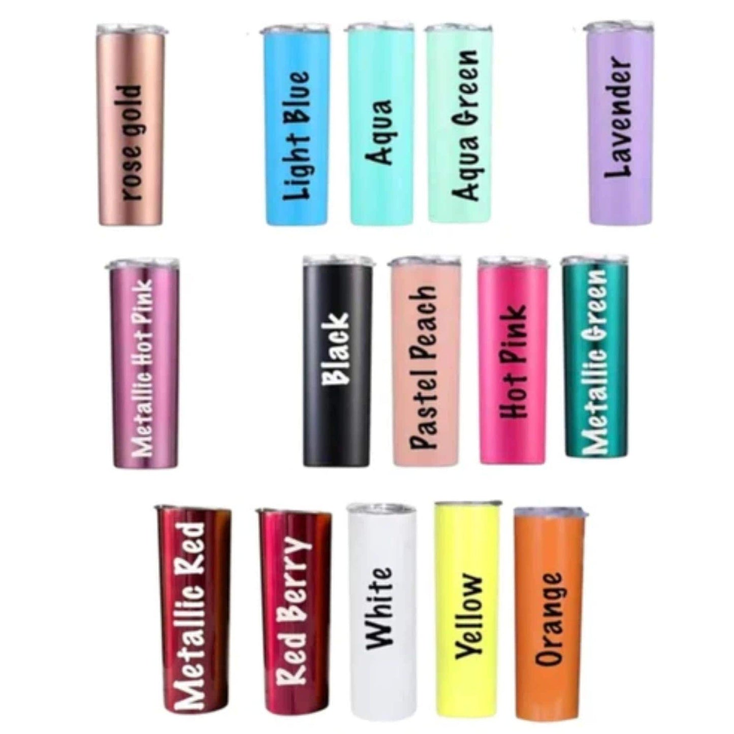 Custom Tumblers with Names, 20 oz | Bridesmaid & Employee Gifts