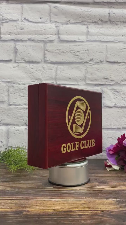 Personalized Golf Balls Box Golfer Gift for Birthday Wedding, Gift for Dad Husband Wife