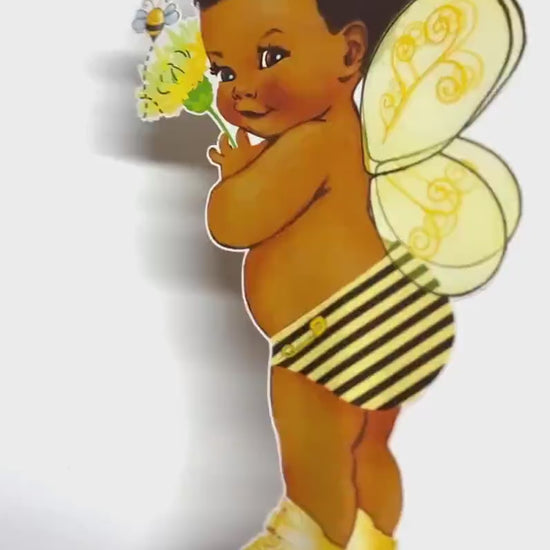 Twin Boy Girl Honey Bee Toppers Centerpieces Baby Shower Party Supplies