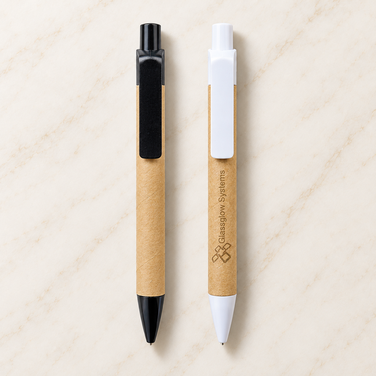 Engraved Recycled Paper Pen — Personalized Pen with Name or Logo