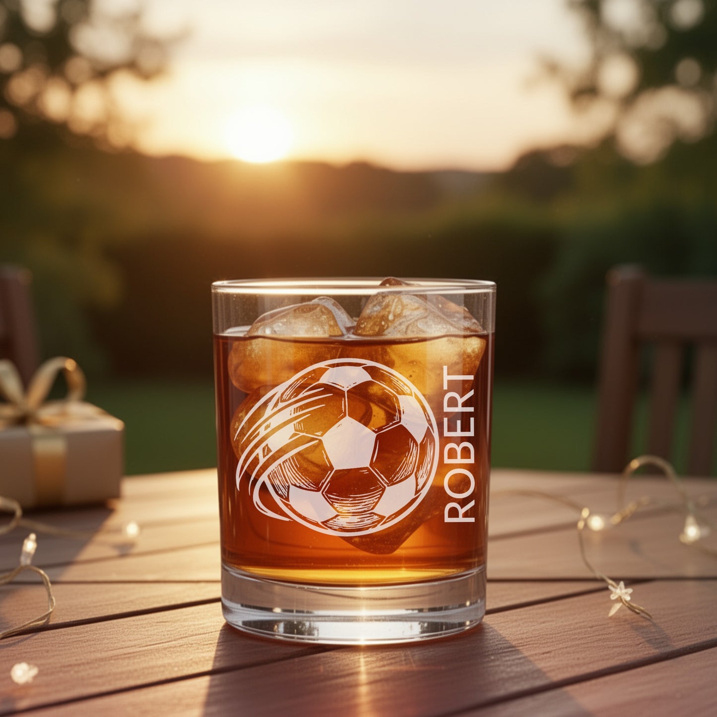 custom name whiskey glass