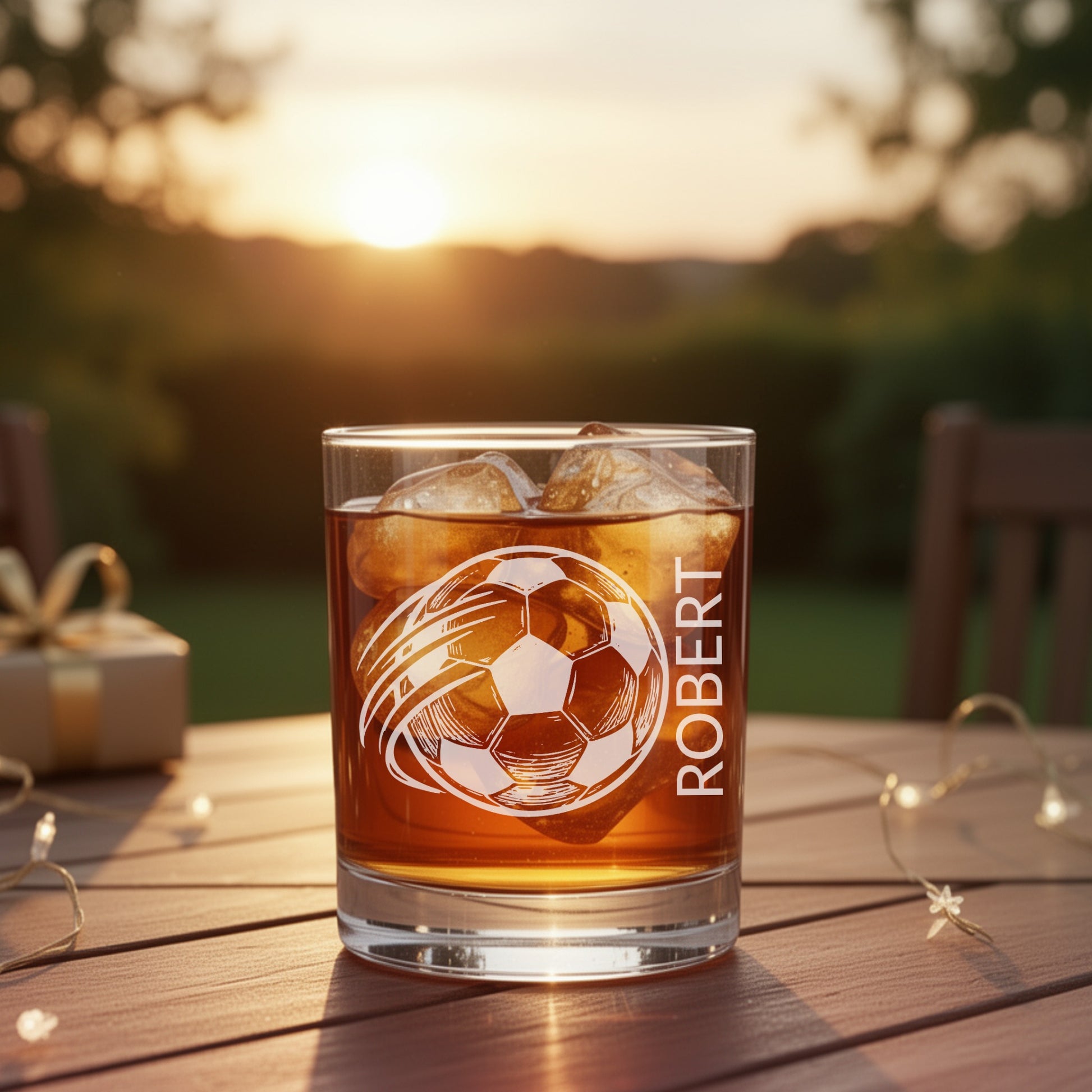 custom name whiskey glass