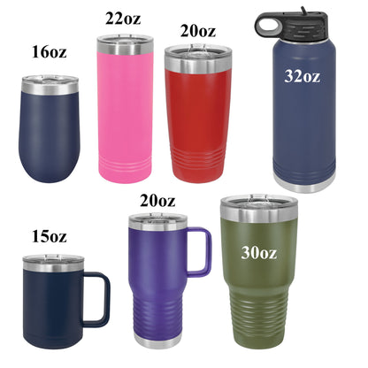 Personalized Godfather Tumbler with Handle Laser Engraved Gift