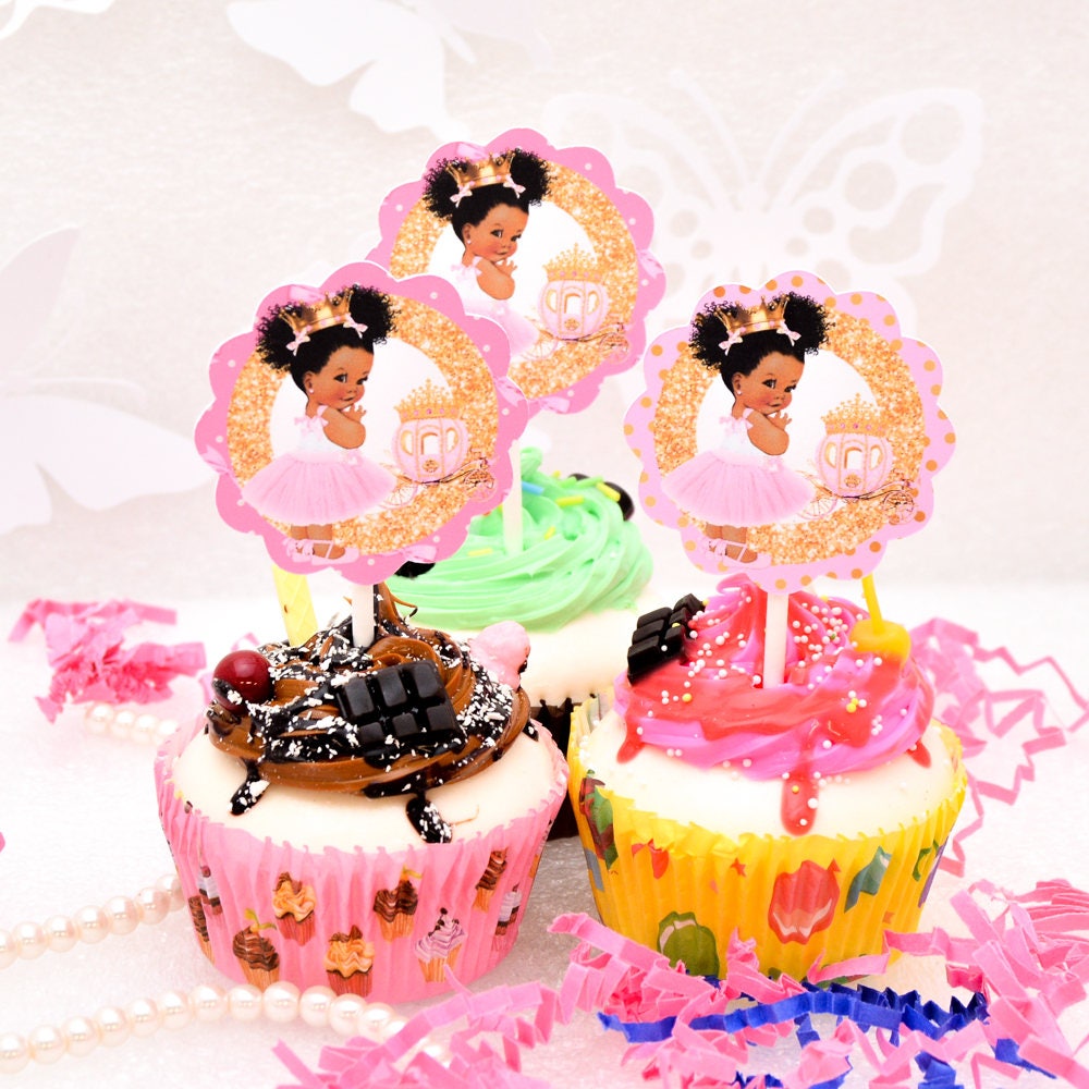 Baby shower princess candy favor labels for mini bars