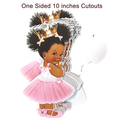 32pcs Pink Princess Cutouts for Baby Shower Birthday Decoration Bulk Price -princess-