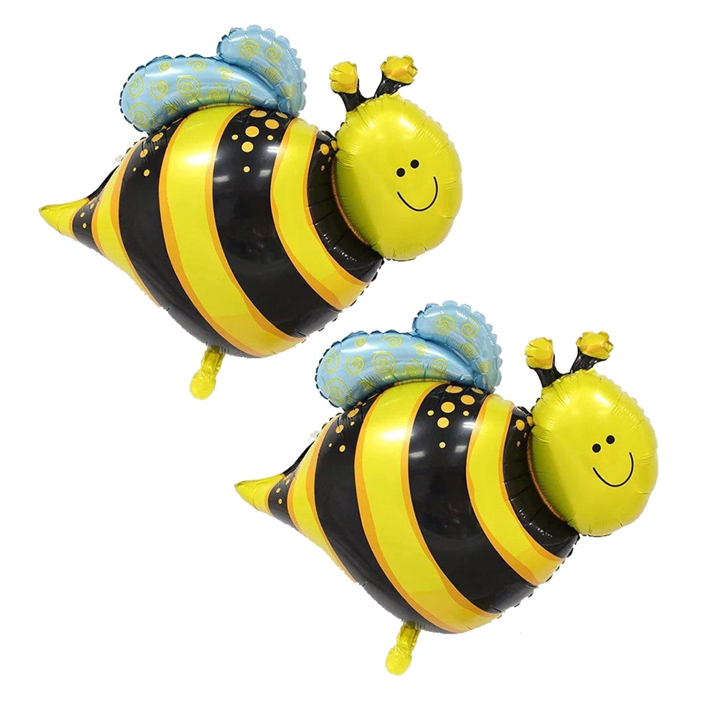 Bumble Bee First Birthday Balloons Honey Party Decoration Set of 2 -balloons-bee