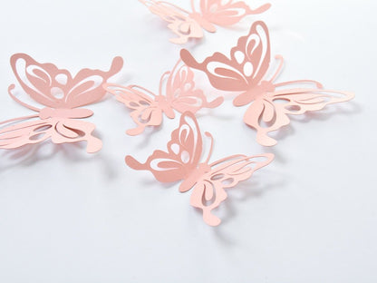 Butterfly Wall Decor, Butterfly Party Supplies, 3D Butterfly Home Decor, Butterfly Wedding Theme, Butterfly Birthday Decor --