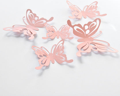Butterfly Wall Decor, Butterfly Party Supplies, 3D Butterfly Home Decor, Butterfly Wedding Theme, Butterfly Birthday Decor --