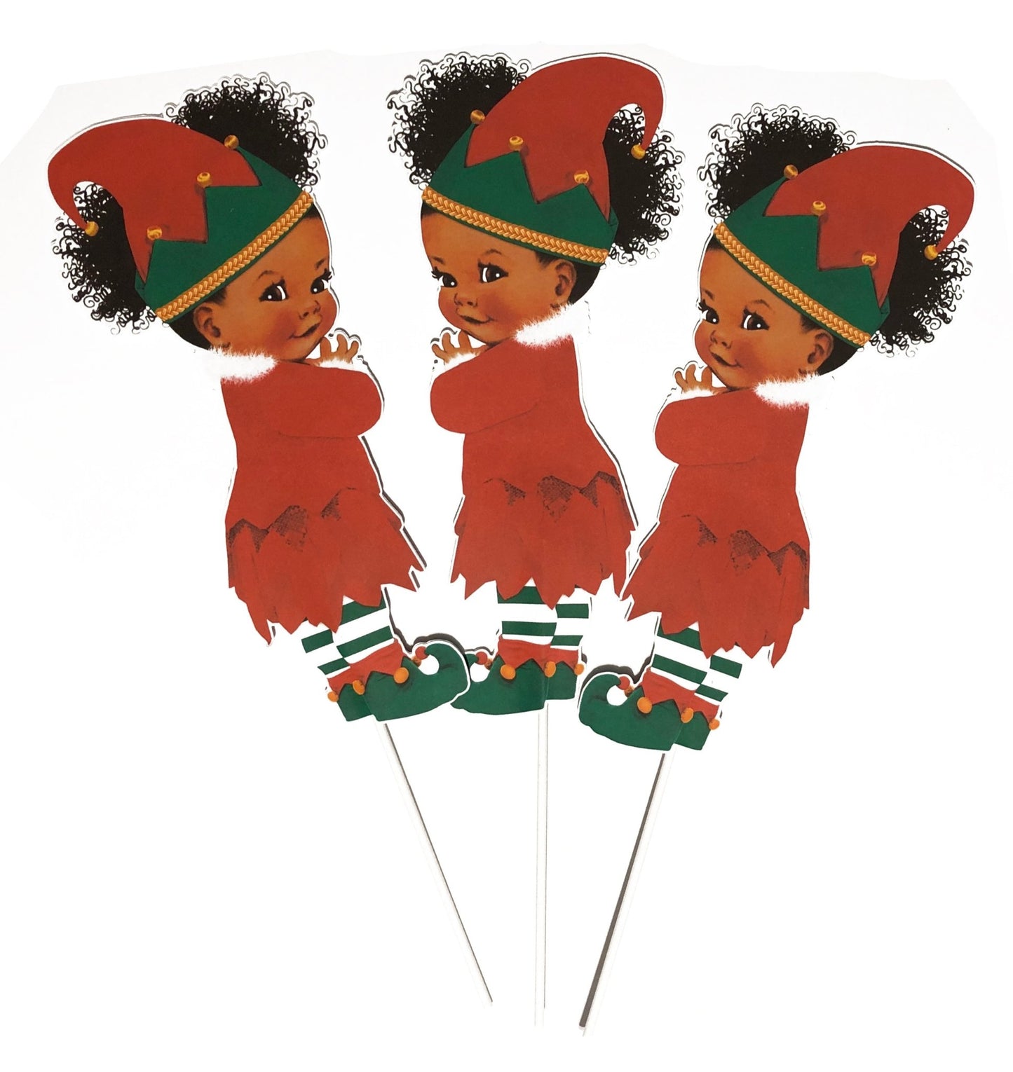 Christmas Elf Centerpieces Baby Shower Birthday Table Decoration --