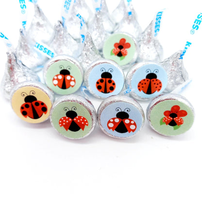 Ladybug Candy Labels Baby Shower First Birthday Party Decoration -baby shower-candy labels
